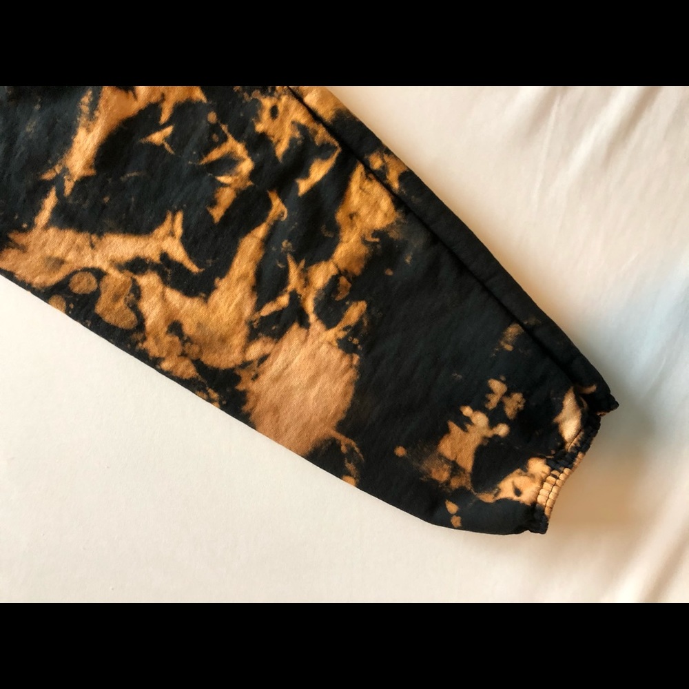 Bleach Dyed High Waisted Sweatpants (NWOT) - Picture 5 of 7